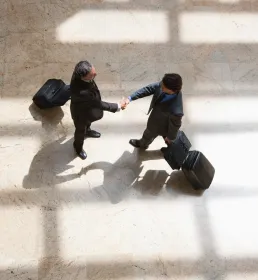 People shaking hands